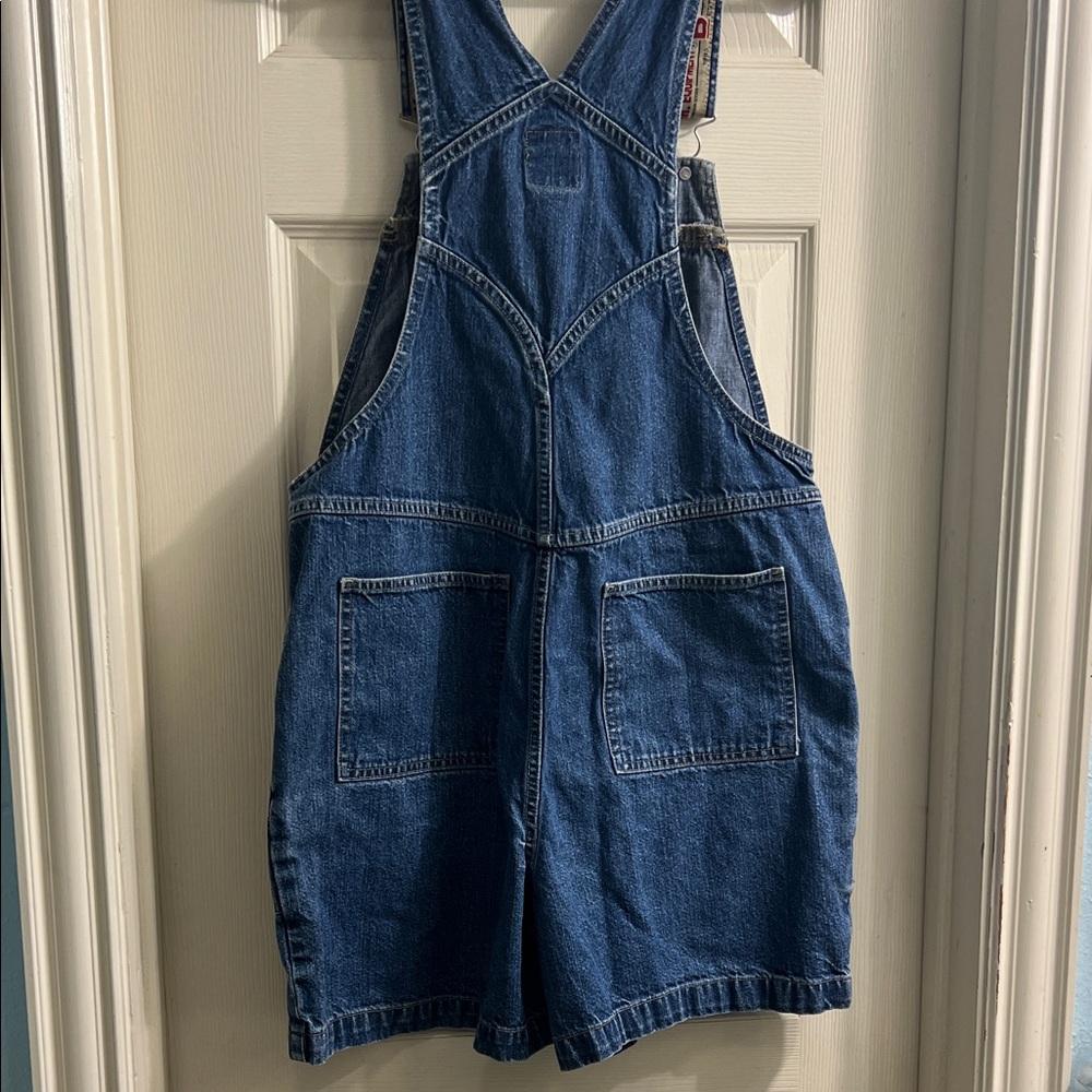 B.U.M Equipment Short overalls Women size Medium Vintage - Picture 6 of 6